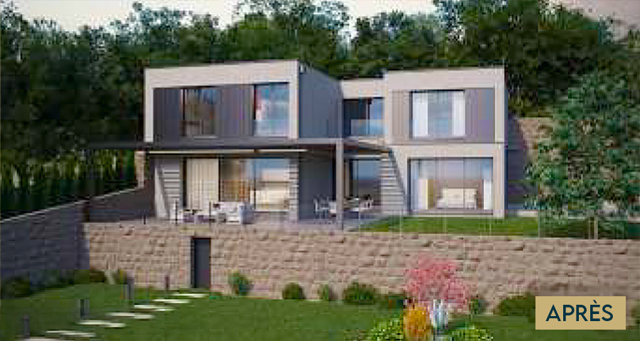 Projet extension renovation terrasses bougival apres