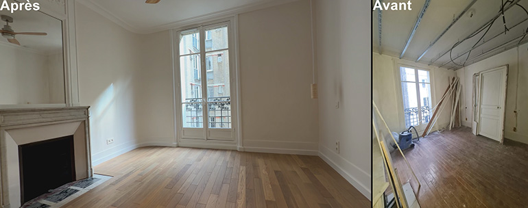 Avant/Après Chambre