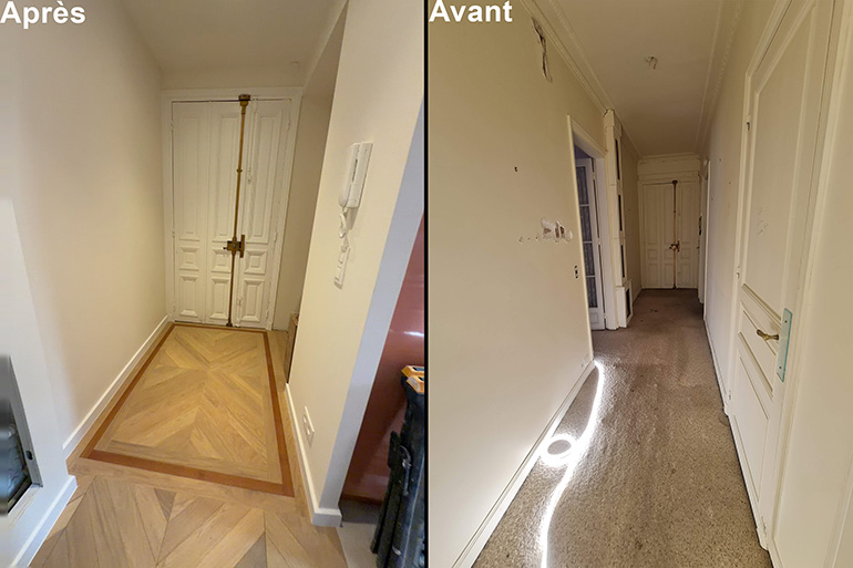 Avant/Après Entrée